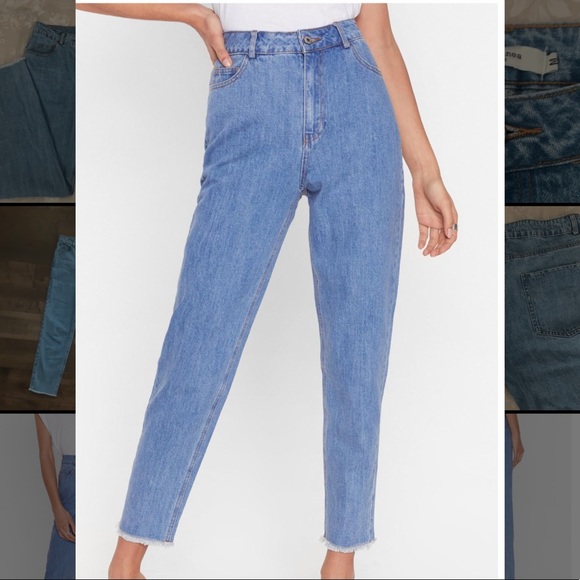 Nasty Gal x Daphnea Paris Mom Jeans - Picture 2 of 9